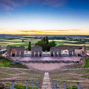 Teatro romano de Clunia. Festival de teatro, verano 2023