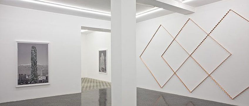 Marta Cervera galería de arte. Vista de la exposición de Patrick Hamilton, 2015