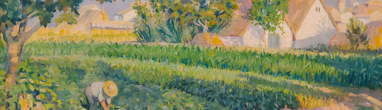 José Manaut. Paisaje valenciano, hacia 1920-1923. Colección Sebastián Peris Máñez