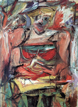 Expresionismo abstracto. DDe Kooning. Woman V, 1952-1953