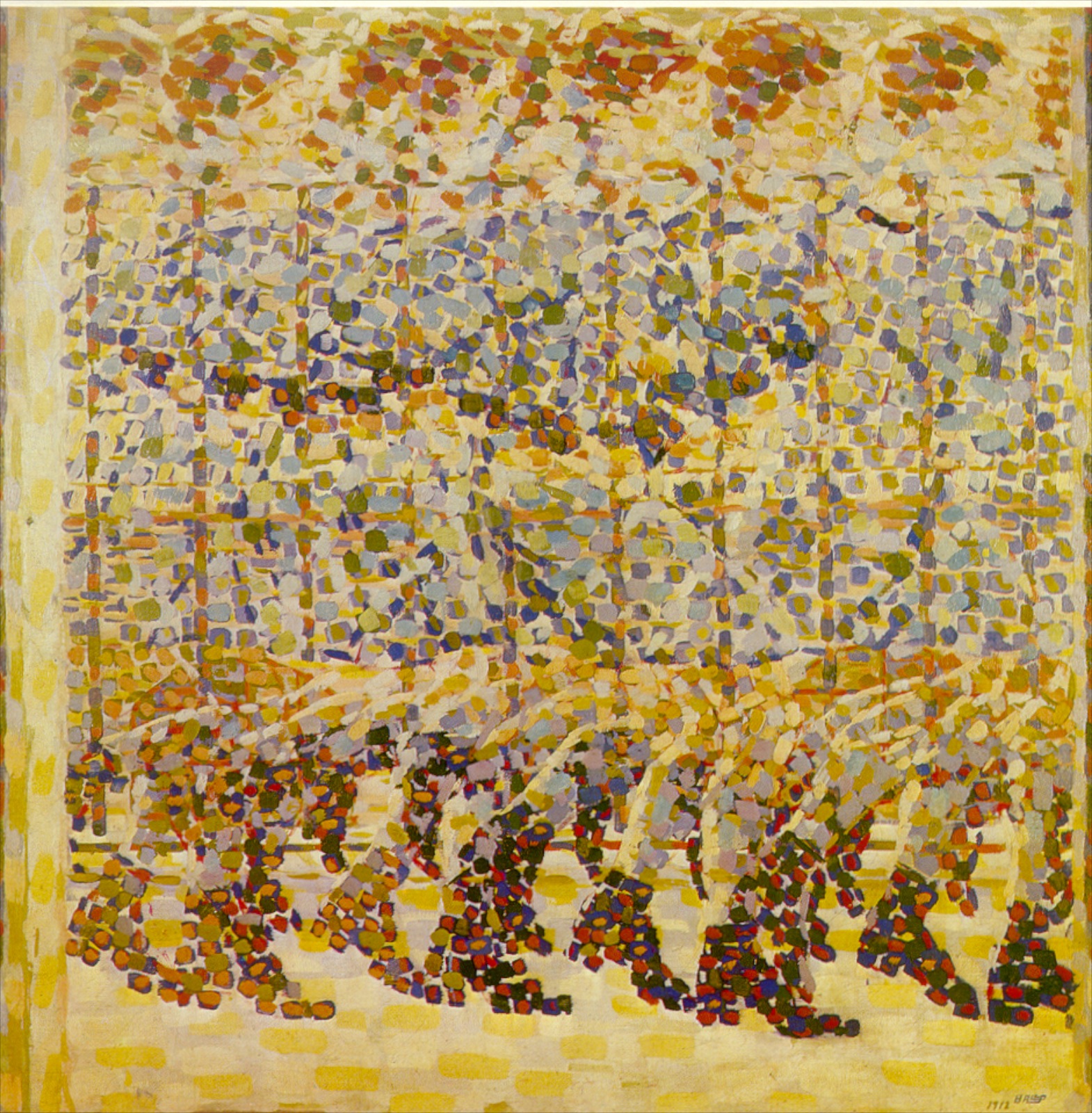 Balla. Niña corriendo en el balcón, 1912. Galería de Arte Moderno de Milán