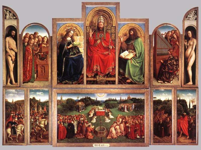 Jan y Hubert Van Eyck. Políptico de Gante, 1432