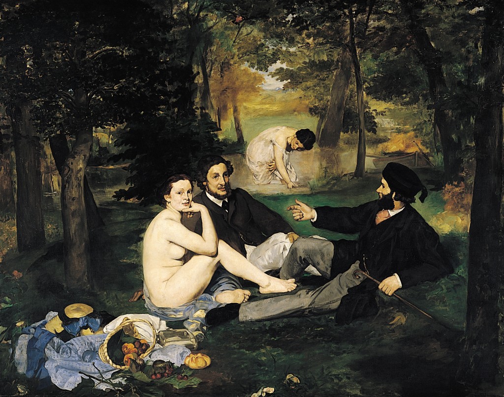 Manet. El almuerzo en la hierba, 1863. Museo de Orsay
