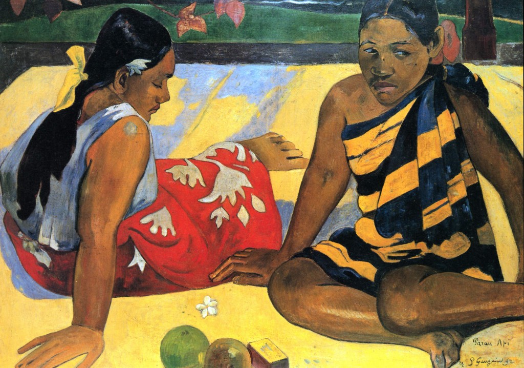 Paul Gauguin. Mujeres de Tahiti, 1891