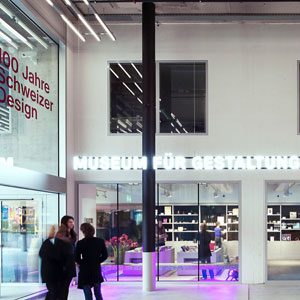 Museos de Suiza. Museum für Gestaltung, Zúrich