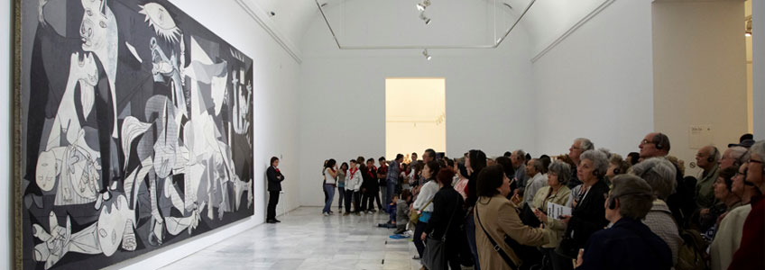 Vista de la sala 2016. Guernica. Museo Reina Sofía