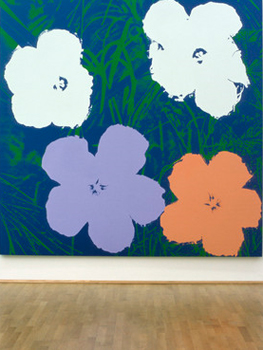 Sturtevant. Warhol Flowers, 1990