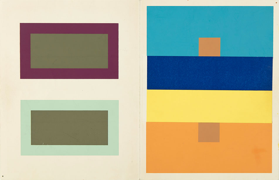 En vivo y en directo: color, percepción y experiencia. Exposición en el Museo Universidad de Navarra. Josef Albers