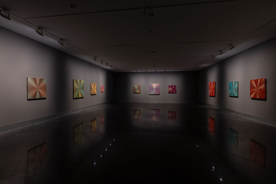 En vivo y en directo: color, percepción y experiencia. Exposición en el Museo Universidad de Navarra. Anoka Faruqee & David Driscoll
