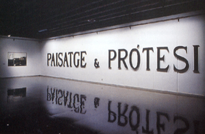 Francesc Abad. Paisatge & Pròtesi, 1990