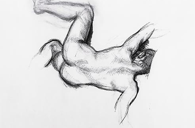 Lucian Freud. Naked Man on a Sofa, 1989. Aaron I. Fleischman © The Lucian Freud Archive 