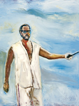 Julian Schnabel. Untitled (self portrait), 2005