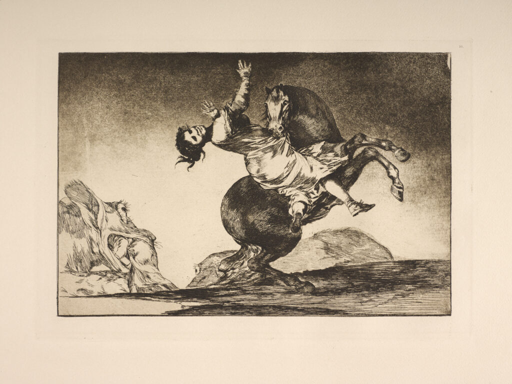 Francisco de Goya y Lucientes El caballo raptor 1815-1824