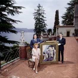 Chema Conesa. Los Thyssen en Villa Favorita. Lugano 1989. © Chema Conesa