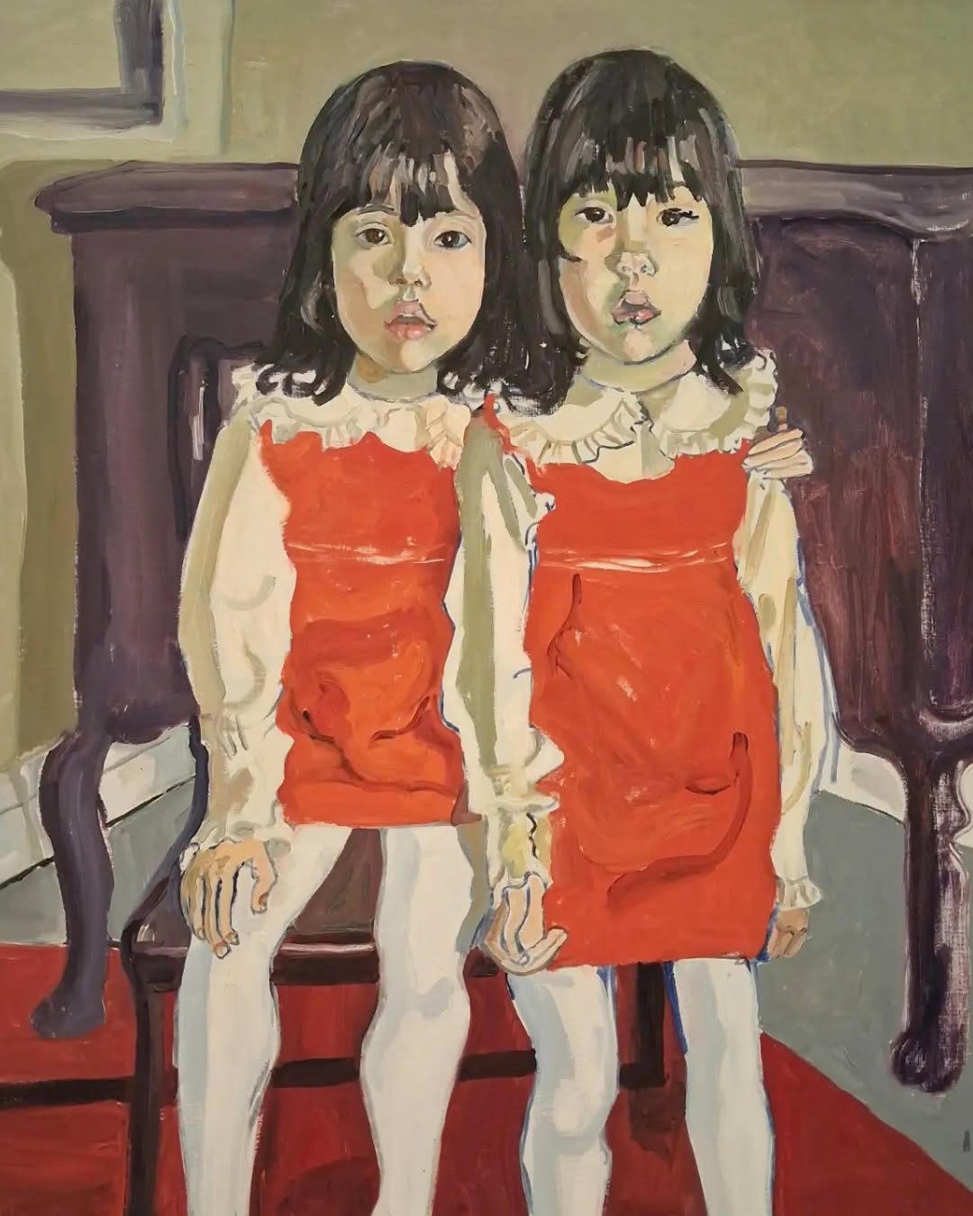 Alice Neel. The De Vegh Twins, 1975. 