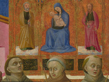  Sassetta. The Funeral of Saint Francis, 1437-1444. 