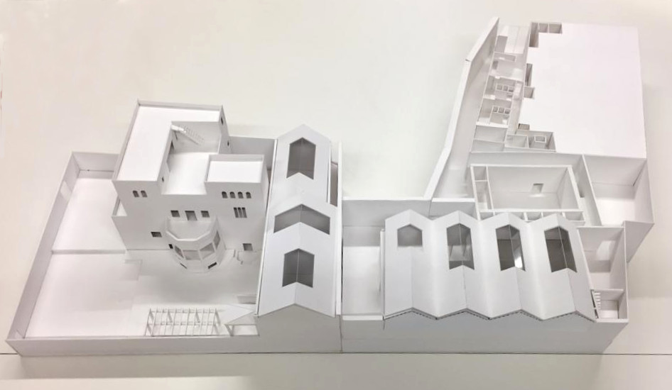 Maqueta de la ampliación del Museo Sorolla, a cargo de Nieto Sobejano Arquitectos