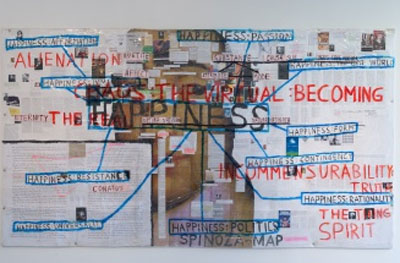 Thomas Hirschhorn & Marcus Steinweg. Spinoza Map, 2007