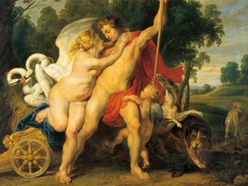 Rubens y su taller. Venus y Adonis, hacia 1614. © State Hermitage Museum, St Petersburg