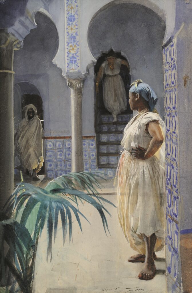 Anders Zorn. En el palacio de Topkapi, 1885. Suecia, LF Dalarnas