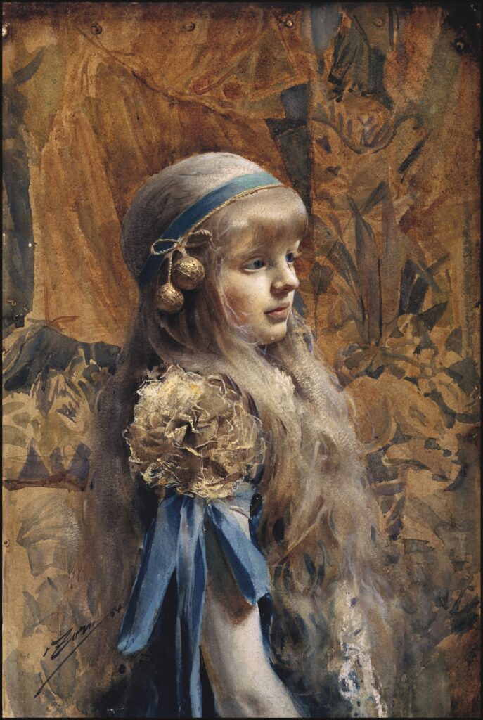 Anders Zorn. Cristina Morphy, 1884. Museo Nacional del Prado