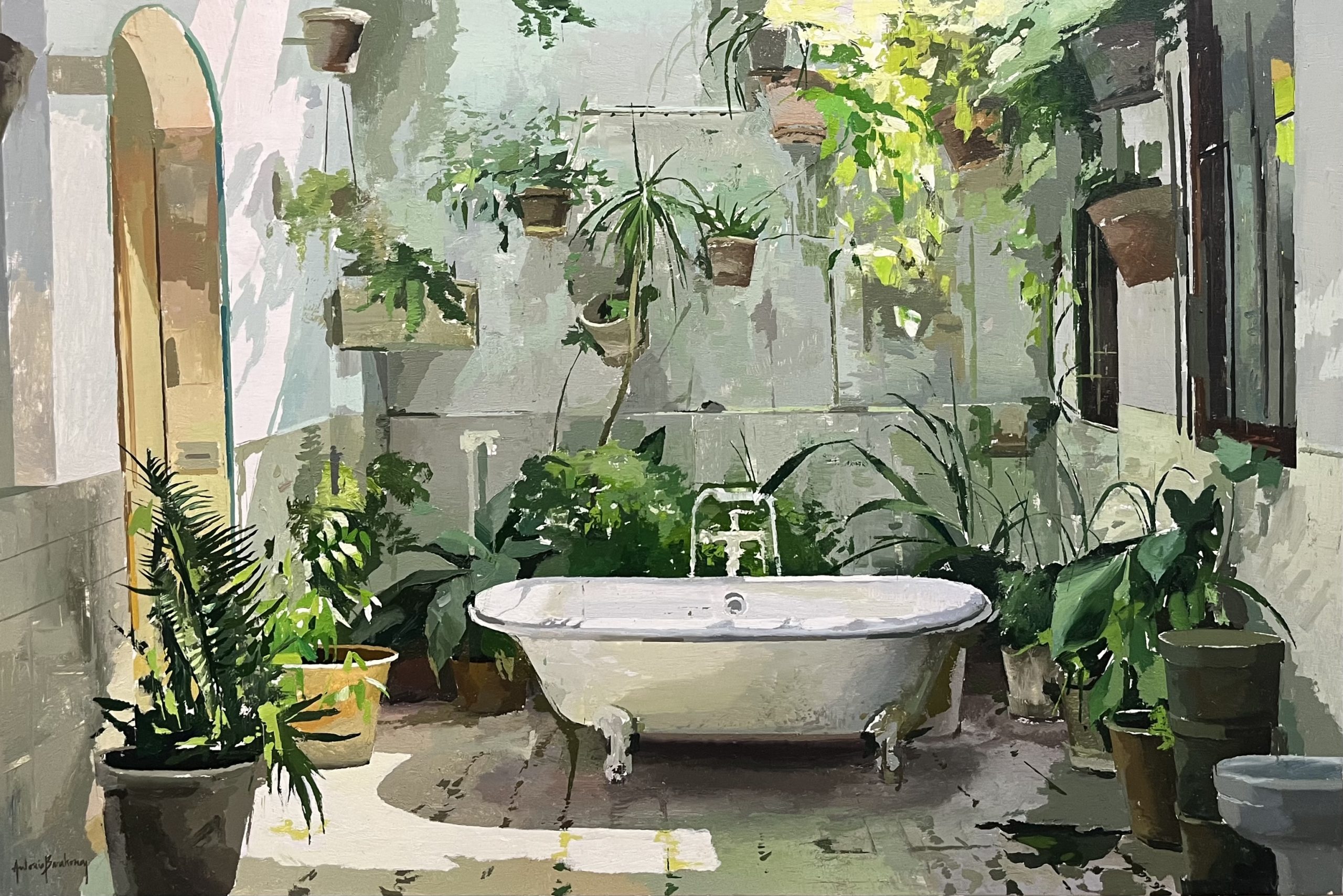 Antonio Barahona. La bañera blanca