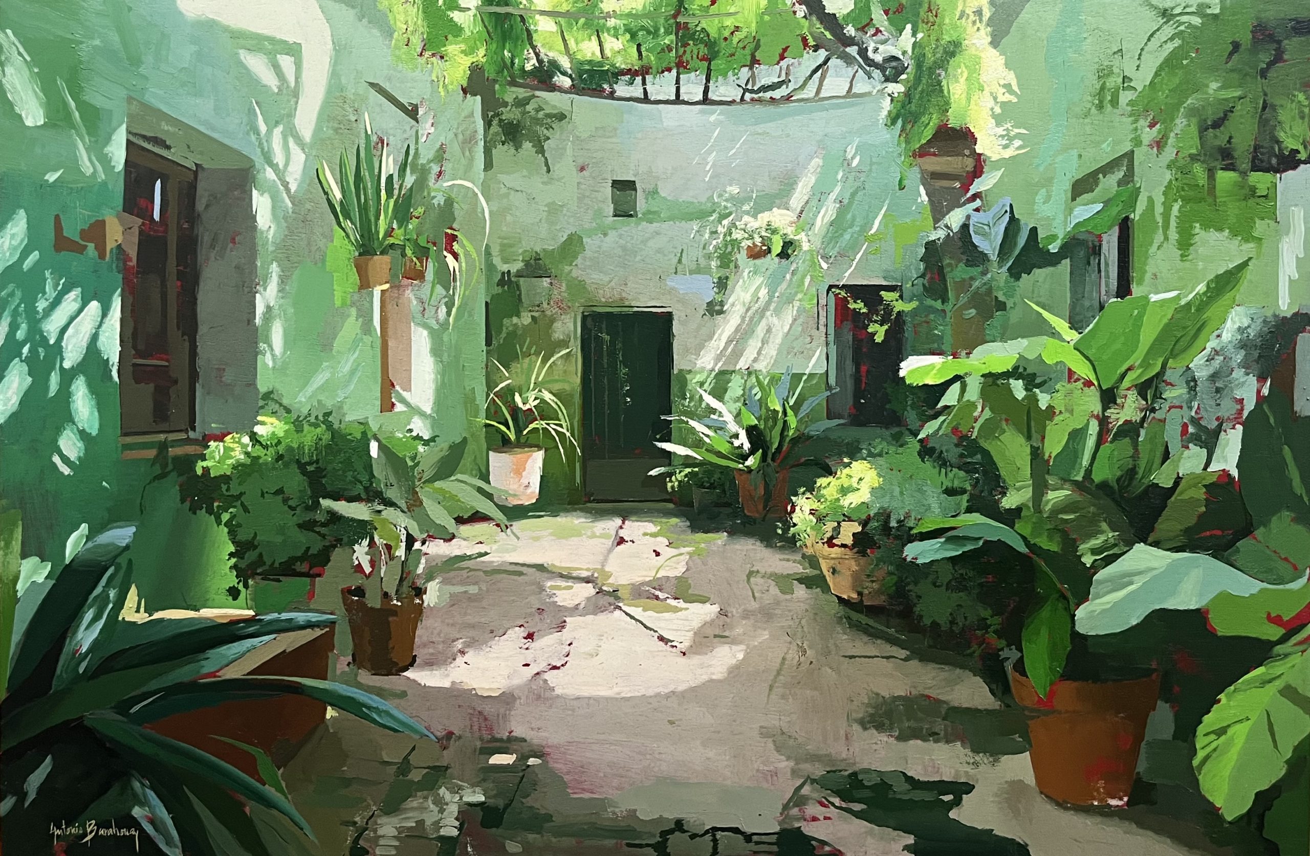 Antonio Barahona. Patio andaluz