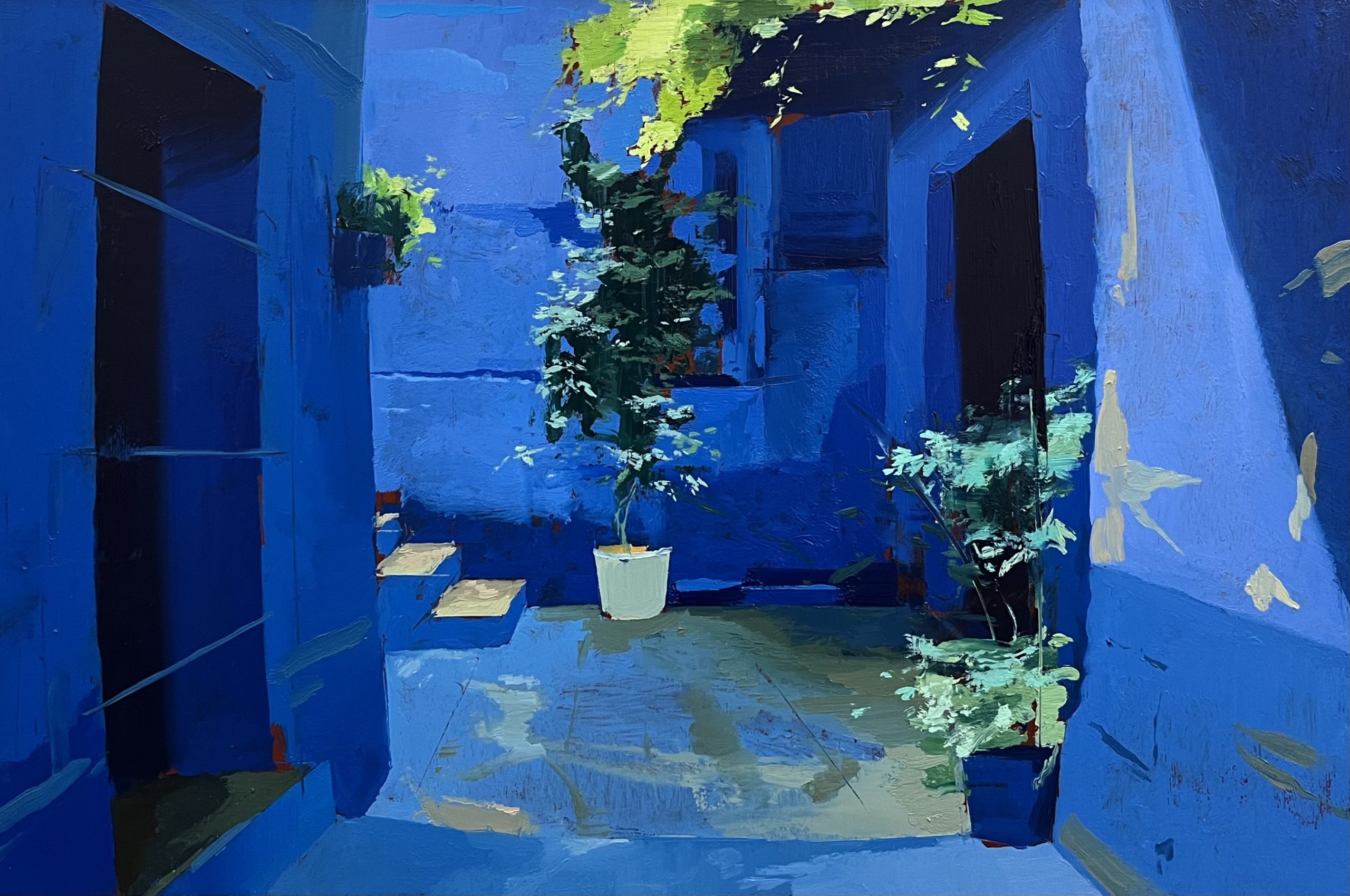 Antonio Barahona. Puro azul IV