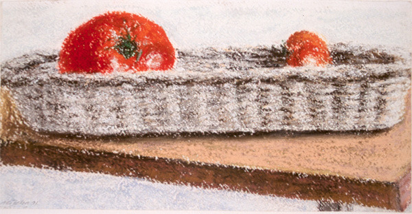 Avigdor Arikha. Tomatoes in a Basket, 1991