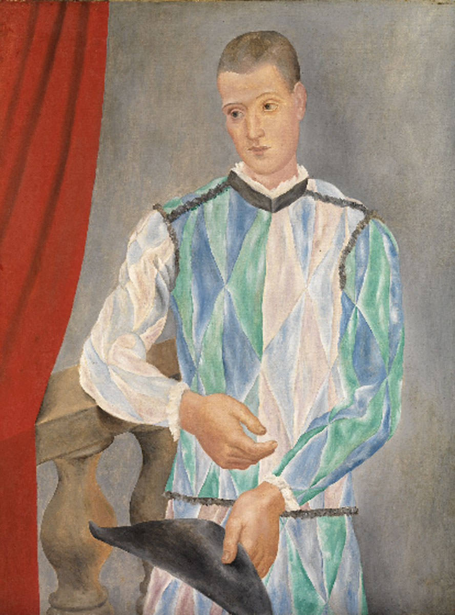 Picasso. Arlequín (Léonide Massine), 1917. Museu Picasso, Barcelona