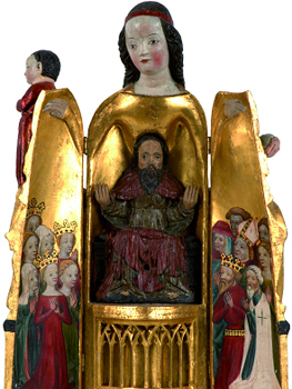 Nuestra Señora de Klonówka, fines del s XIV. Museo Diocesano, Peplin