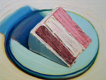 Wayne Thiebaud. Cake Slice, 1979 -1983. John Berggruen Gallery