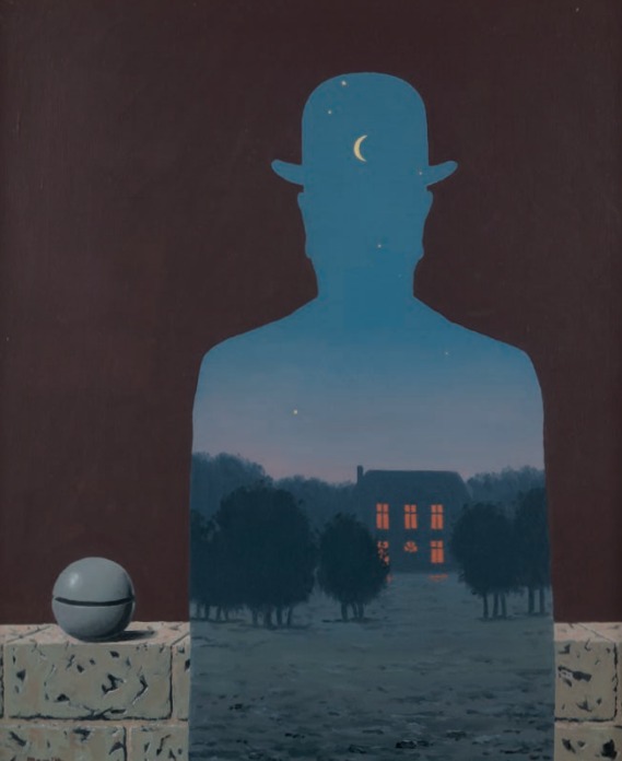 René Magritte. L’Heureux donateur, 1966. Musée d’Ixelles. Adquisición, 1966. © René Magritte, VEGAP, Málaga, 2022
