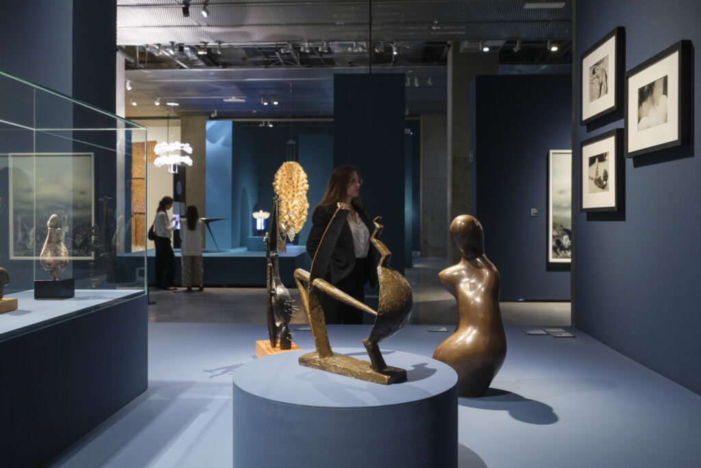 Una de las salas de la exposición «Arte y naturaleza. Un siglo de biomorfismo». © Fundación "la Caixa"