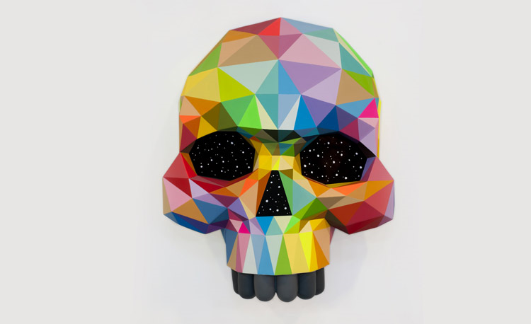 Okuda. Skull, 2017