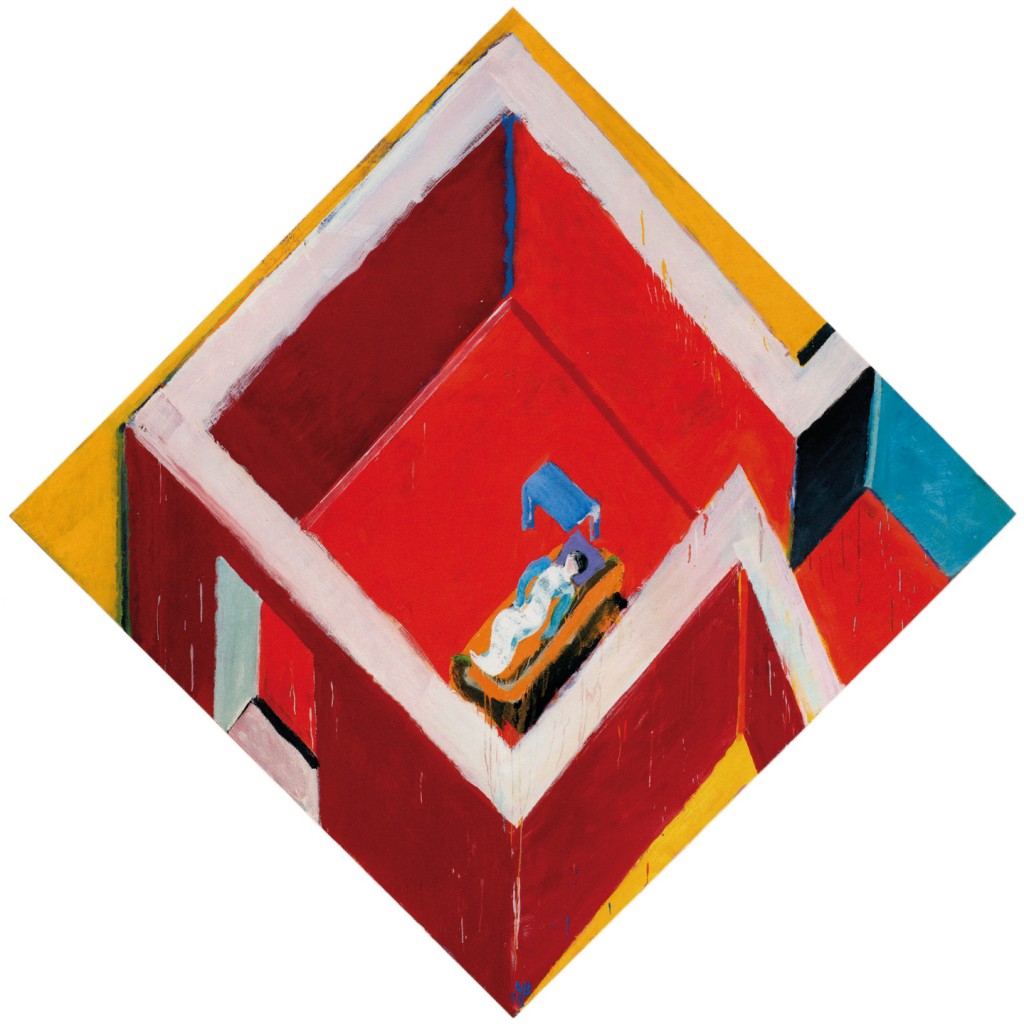 Juan Navarro Baldeweg. Habitación roja con figura, 2005. Colección Fundación Botín
