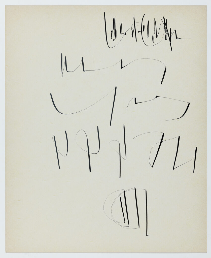 Mirtha Dermisache. Sin título (Carta), hacia 1970. Colección MACBA. Fotografía: FotoGasull