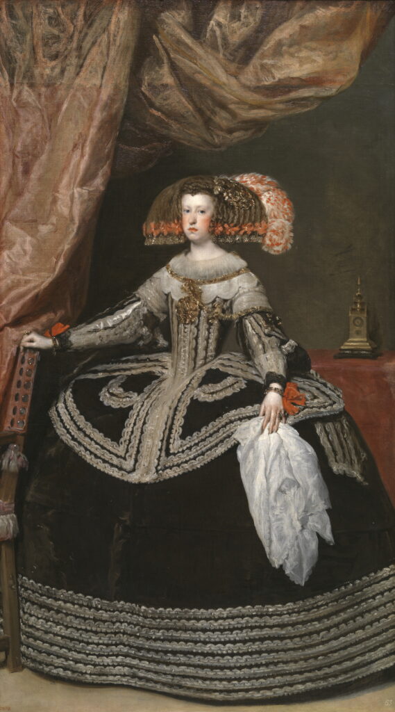 Velázquez. La reina Mariana de Austria. Museo Nacional del Prado