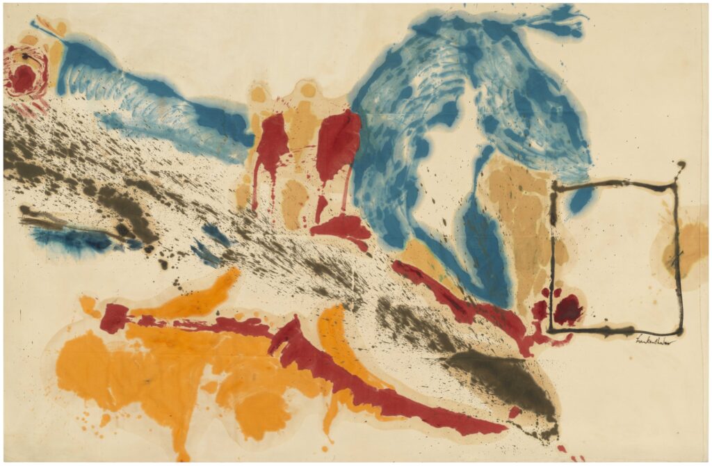 Helen Frankenthaler. Alassio, 1960. Helen Frankenthaler Foundation, Nueva York