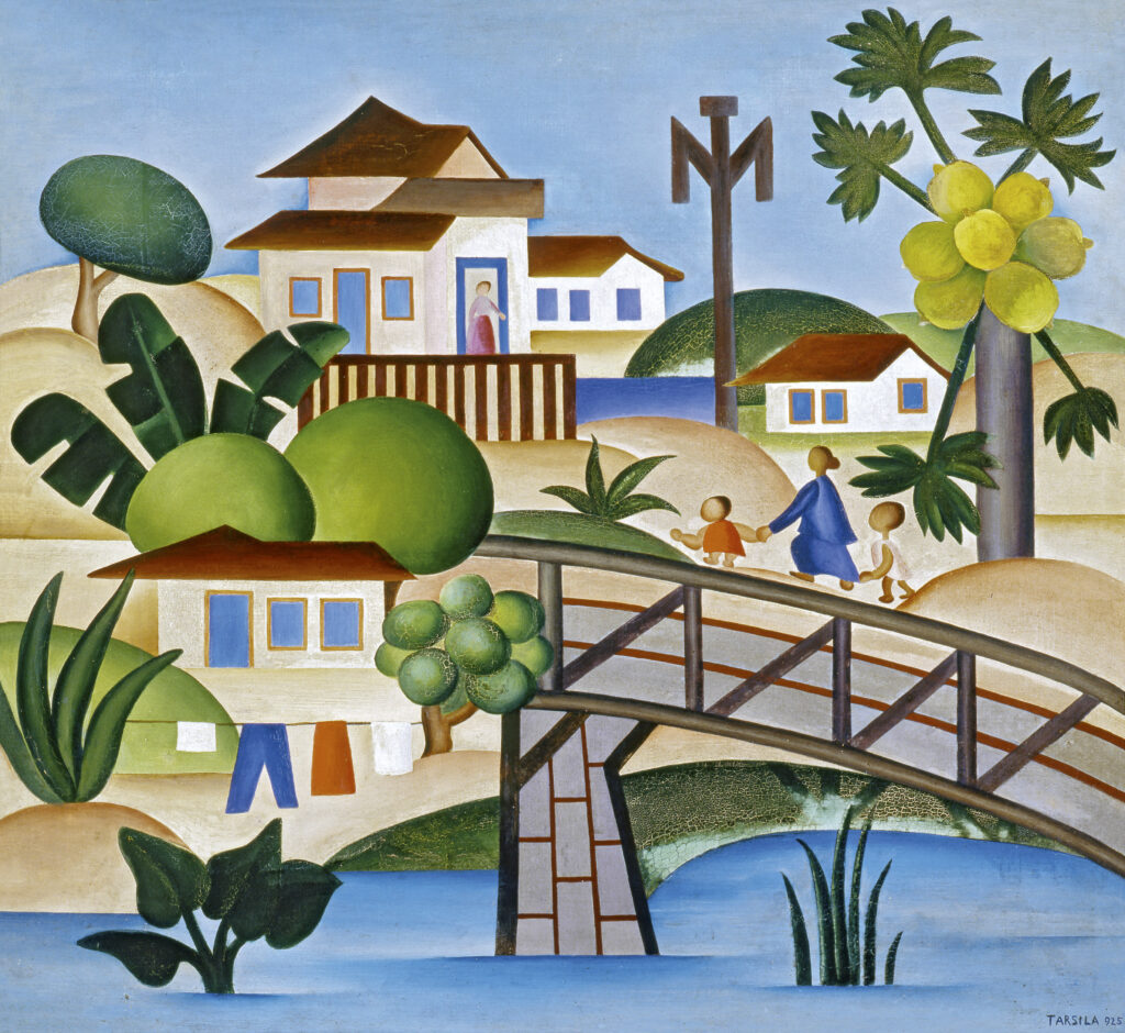 Tarsila do Amaral. El papayo, 1925. Instituto de Estudios Brasileiros, São Paulo