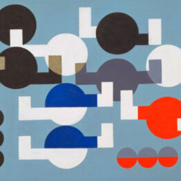 Sophie Taeuber-Arp Composition of Circles and Overlapping Angles 1930. The Museum of Modern Art, New York. The Riklis Collection of McCrory Corporation