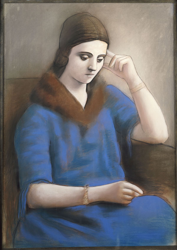 Pablo Picasso. Olga pensativa, 1923. Musée national Picasso-Paris, Dation Pablo Picasso, 1979
