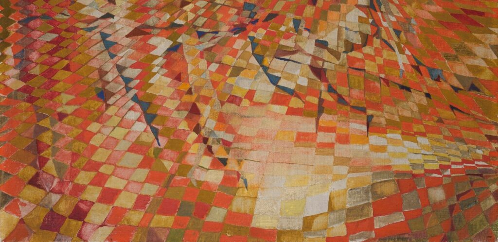 Maria Helena Vieira da Silva. Figura de ballet (Figure de ballet), 1948. Cortesía de la Galerie Jeanne Bucher Jaeger, París - Lisboa