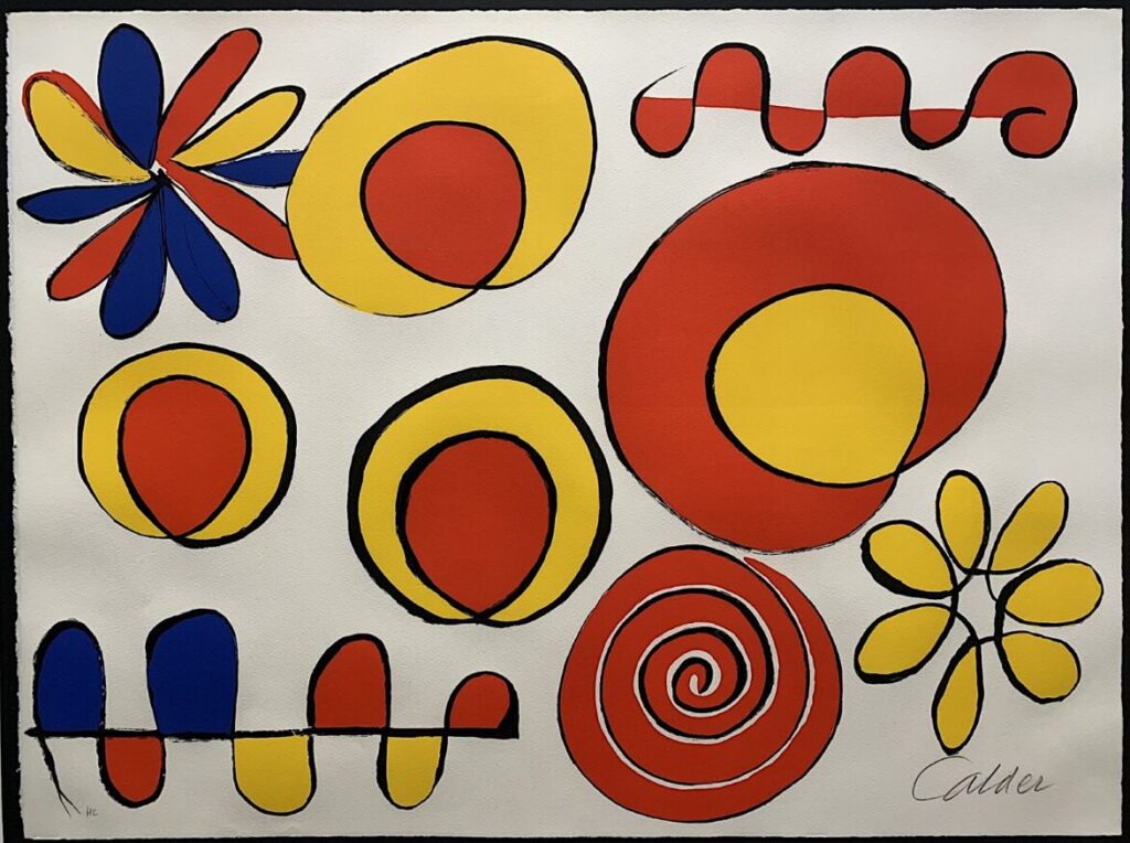 Alexander Calder. Hommage to Joan Prats, 1965. Art Petritxol