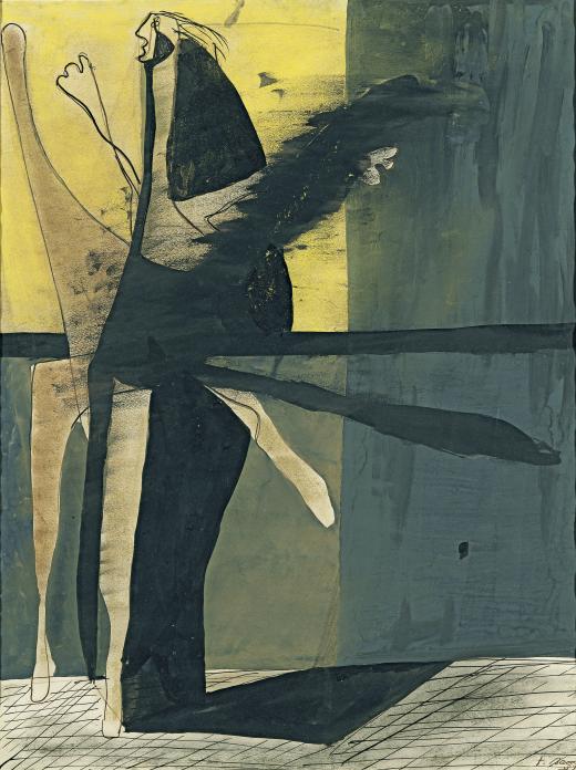 Francis Bacon. Composición (Figura), 1933. Colección Abelló, Madrid © The Estate of Francis Bacon. DACS/VEGAP, Bilbao, 2016