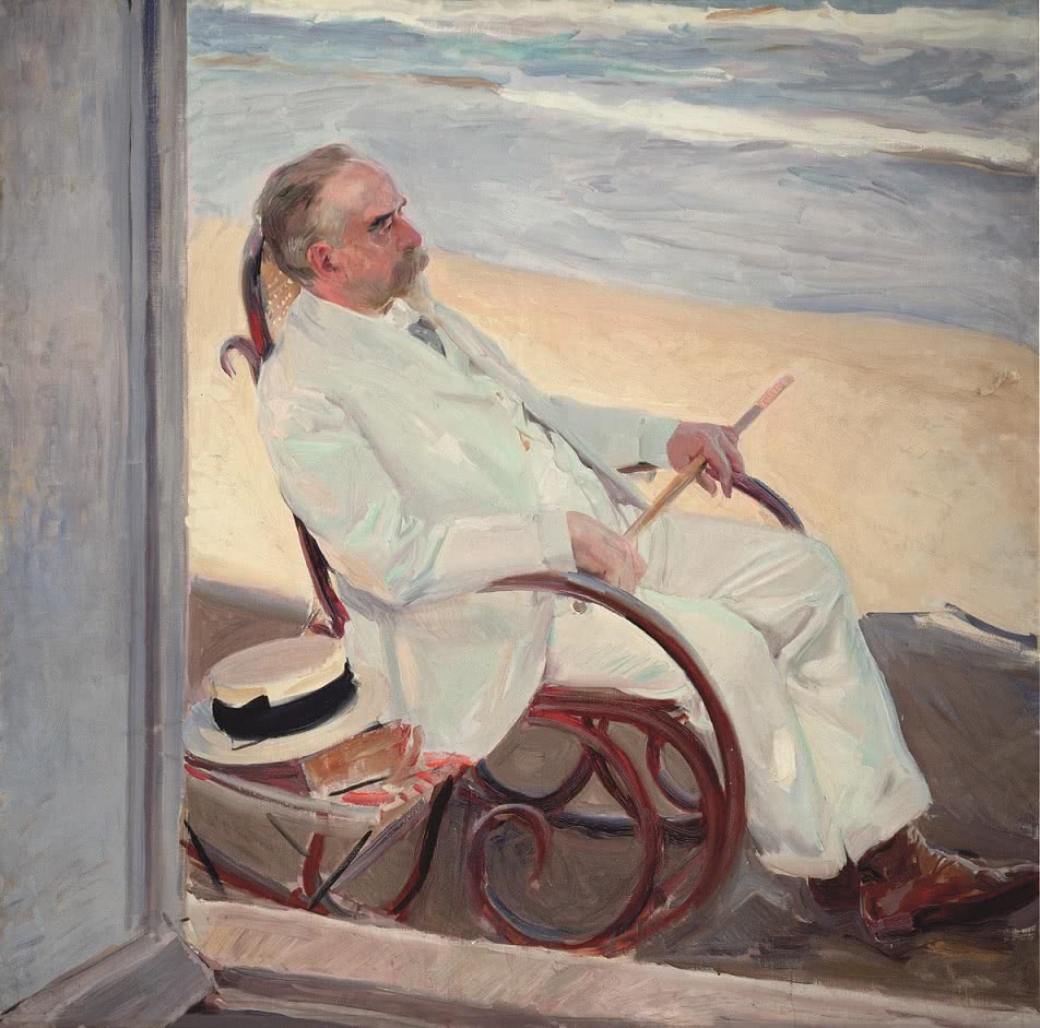 Sorolla. Antonio García en la playa, 1909. Museo Sorolla