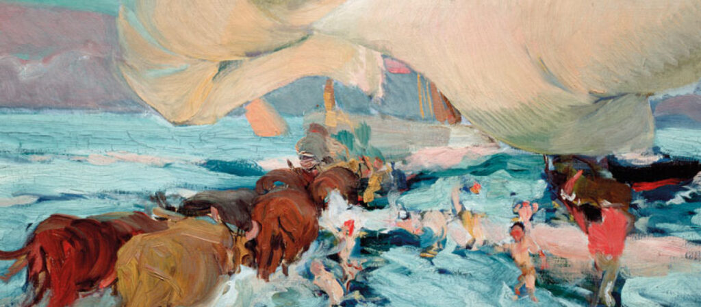 Sorolla. La llegada de las barcas, Valencia, 1905. Museo Sorolla