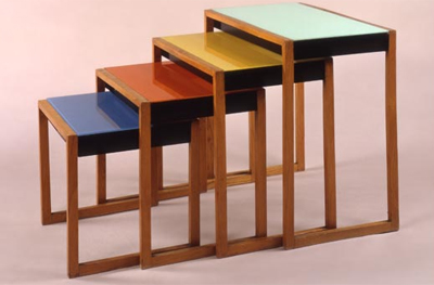 © Josef Albers, Set of four stacking tables, c.1927. © The Josef and Anni Albers Foundation/Artists Rights Society, New York and DACS, London 2012