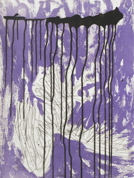 Georg Baselitz. Fortuna (violet), 2010-2011