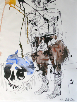 Georg Baselitz. Big Night (Remix), 2008